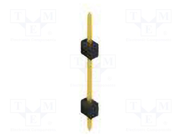 Connector: pin strips; pin header; male; PIN: 1; 2.54mm; THT; 1x1