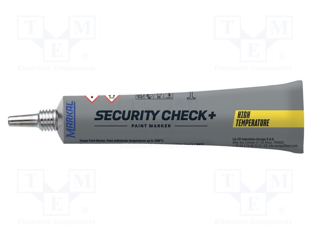 Paint; yellow; SECURITY CHECK+ HIGH TEMPERATURE