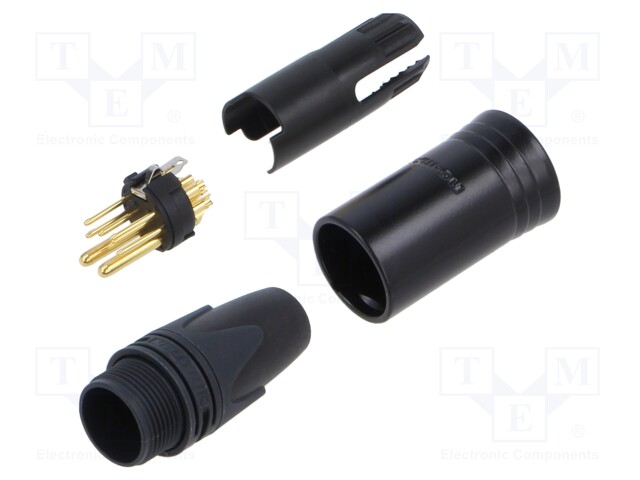 CABLE CON. MALE 8+2P XX B