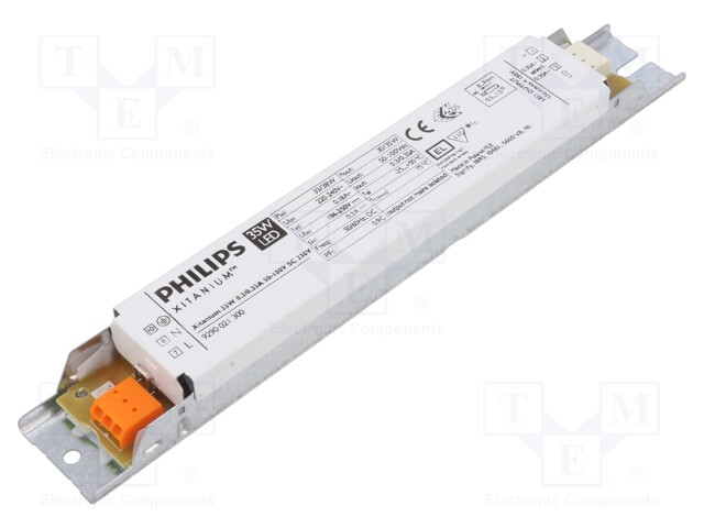 Power supply: switched-mode; LED; 35W; 50÷100VDC; 300÷350mA; IP20