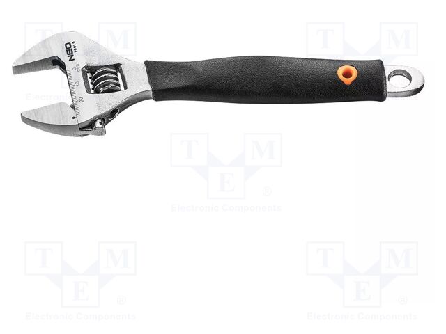 Wrench; adjustable; 250mm; Max jaw capacity: 32mm