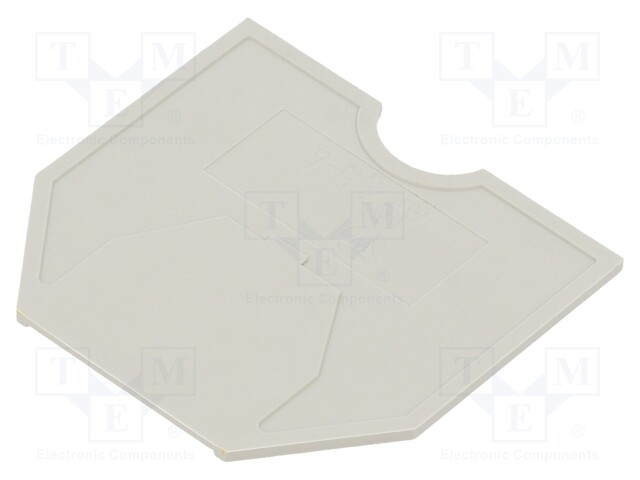 End plate; Application: WK; grey; UL94V-0