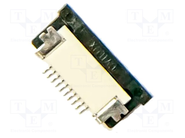Connector; PIN: 10; ZIF FFC; 0.5mm; Type: top contacts