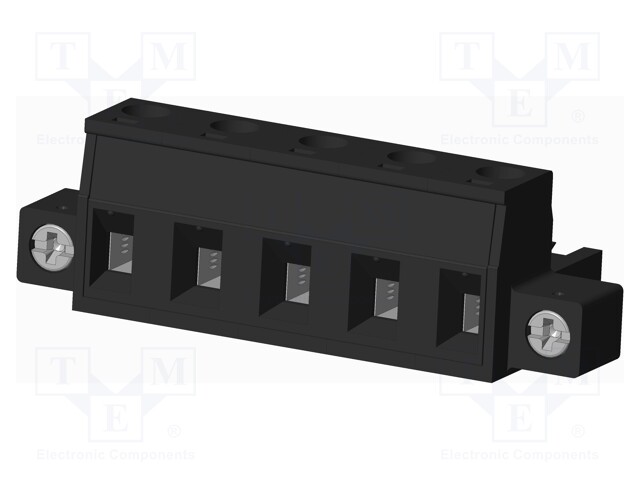 Connector: pluggable terminal block; plug; female; straight; 300V