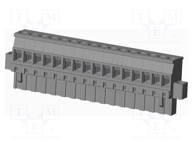 Connector: pluggable terminal block; plug; female; angled 90°
