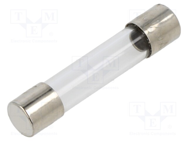 Fuse: fuse; quick blow; 100mA; 250VAC; cylindrical,glass; 6.3x32mm