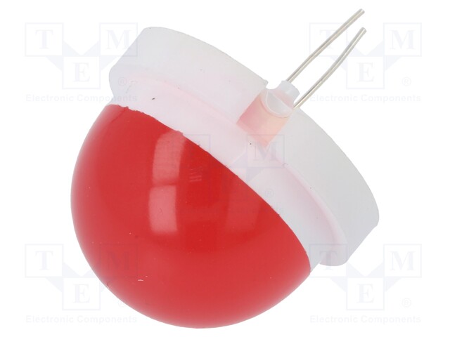 LED; 20mm; red; 1900÷2000mcd; 120°; 5÷15V; 20mA; Variant: blinking