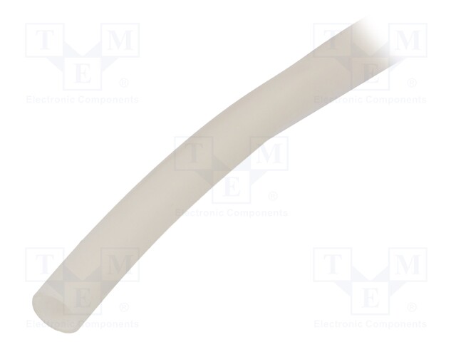 Insulating tube; Mat: silicone; natural; Øint: 9mm