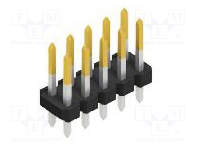 Connector: pin strips; pin header; male; PIN: 10; 2.54mm; THT; 2x5