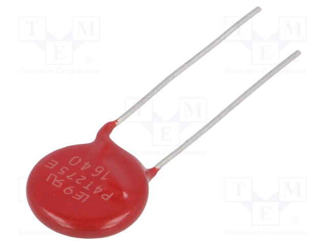 Varistor: metal-oxide; THT; 115VAC; 150VDC; 180V; 6kA; 35J