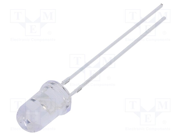 LED; UV; 30°; 12÷20mA; P: 150mW; 380-390nm; THT; 5VDC; Front: convex