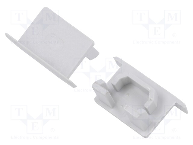 Cap for LED profiles; grey; PDS-NK