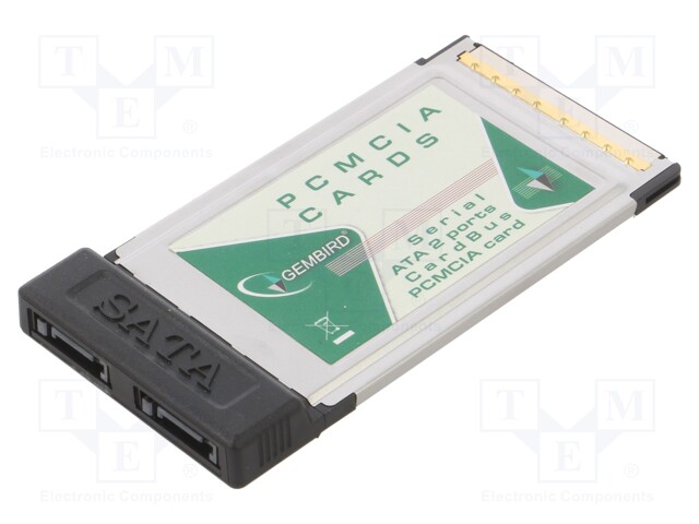 PC extension card: PCMCIA; SATA x2; 1.5Gbps