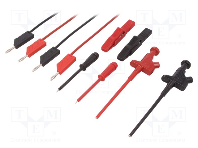 Test acces: kit; red and black