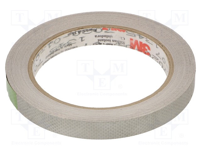 Tape: shielding; W: 12mm; L: 16.5m; Thk: 0.04mm; acrylic; 0.001Ω