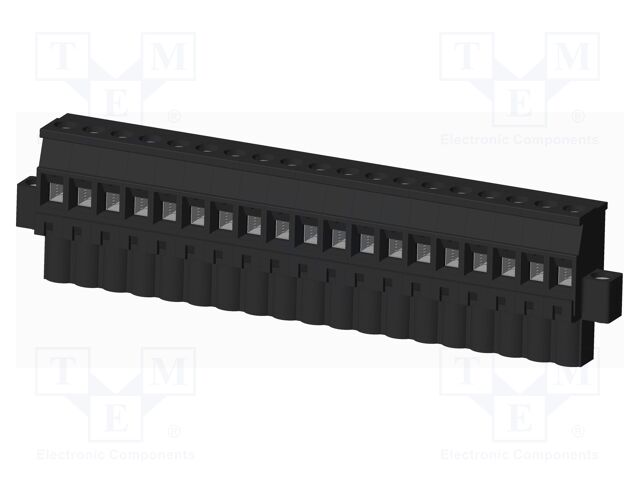 Connector: pluggable terminal block; plug; female; angled 90°