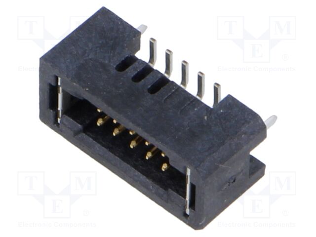 Connector: PCB to PCB; male; PIN: 10; 1.27mm; TFM; SMT; socket; 3.7A