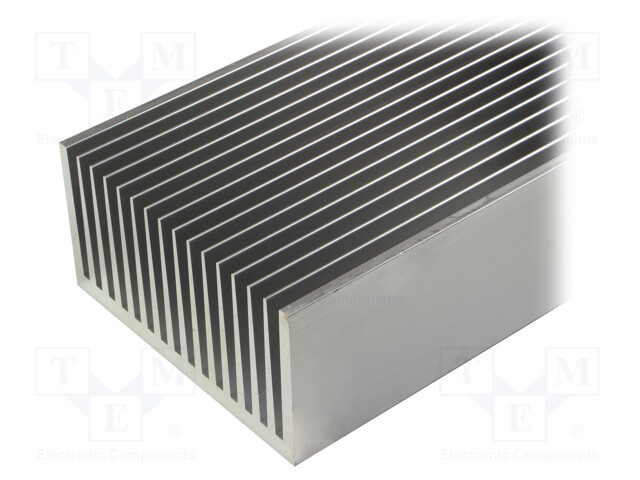 Heatsink: extruded; grilled; natural; L: 1000mm; W: 160mm; H: 82mm