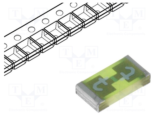 Fuse, Surface Mount, 2 A, USI 1206 Series, 32 V, 63 V, Fast Acting, 1206