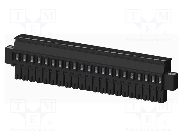 Connector: pluggable terminal block; plug; female; angled 90°