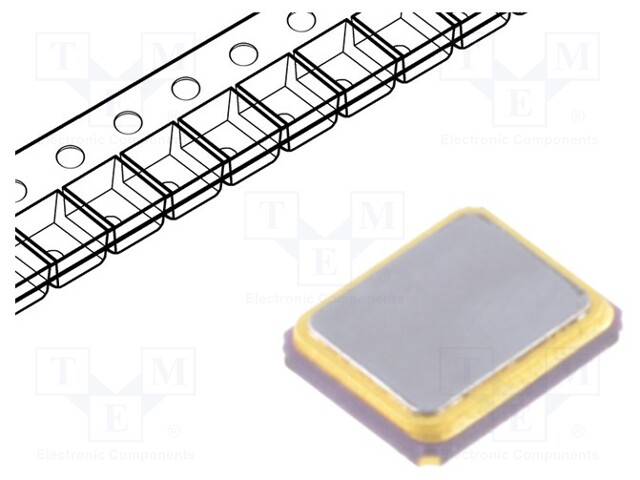 Resonator: quartz; 20MHz; ±50ppm; 18pF; SMD; 2.6x2.1x0.6mm