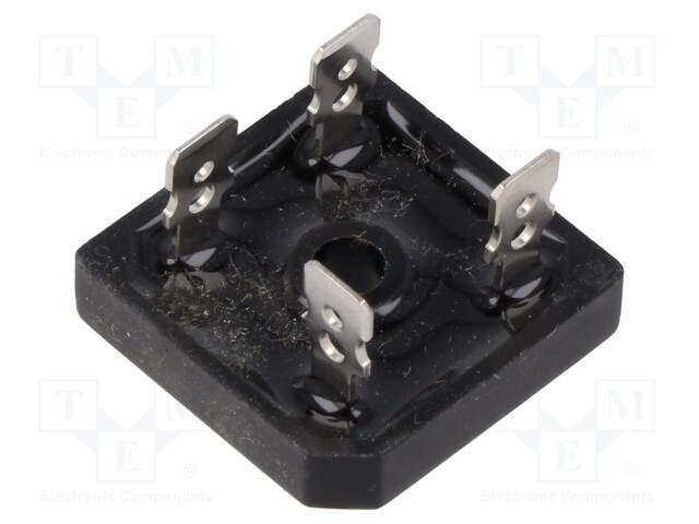 Bridge Rectifier Diode, Single Phase, 1.2 kV, 25 A, Module, 1.1 V, 4 Pins