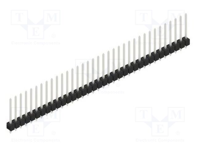 Connector: pin strips; pin header; male; PIN: 35; 2.54mm; THT; 1x35
