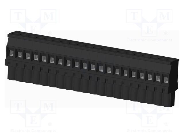 Connector: pluggable terminal block; plug; female; angled 90°