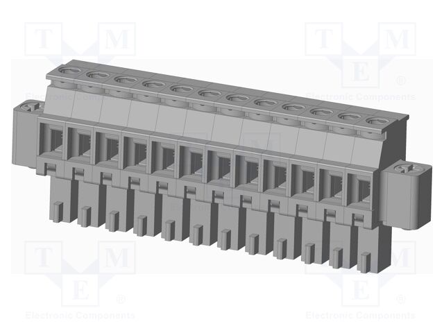 Connector: pluggable terminal block; plug; female; angled 90°
