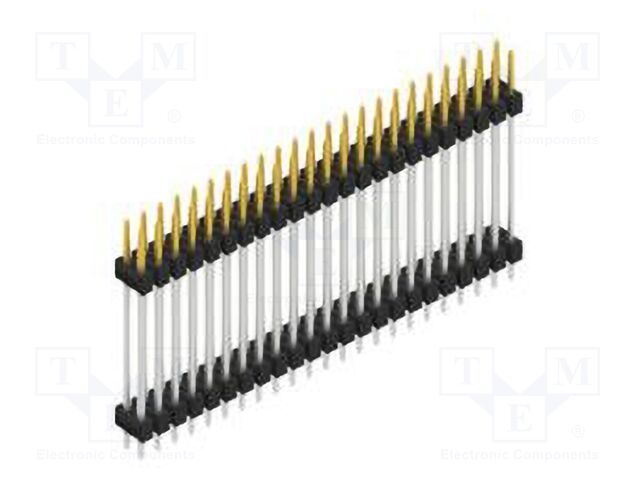 Connector: pin strips; pin header; male; PIN: 46; 2.54mm; THT; 2x23
