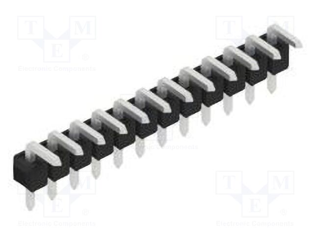 Connector: pin strips; pin header; male; PIN: 12; 2.54mm; THT; 1x12