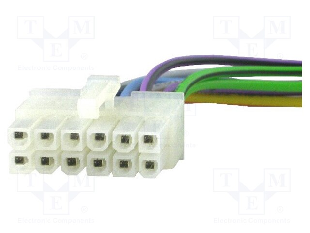 Connector; with leads; Pioneer; PIN: 12