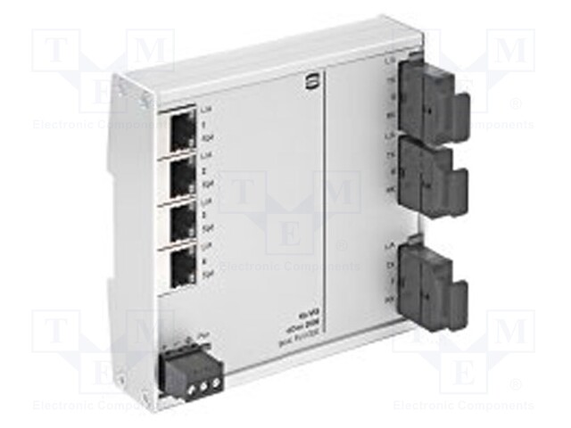 Industrial module: switch Ethernet; unmanaged; 9÷60VDC; RJ45,SC