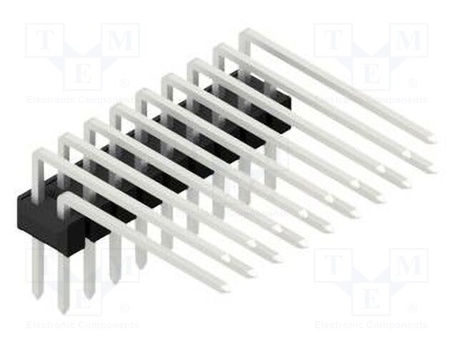 Connector: pin strips; pin header; male; PIN: 18; 2.54mm; THT; 2x9
