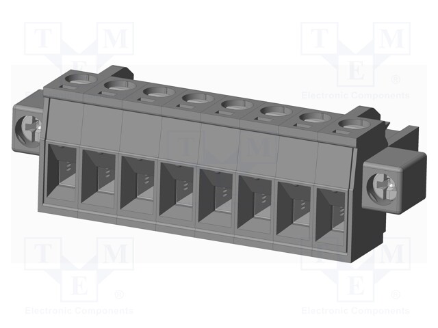 Connector: pluggable terminal block; plug; female; straight; grey