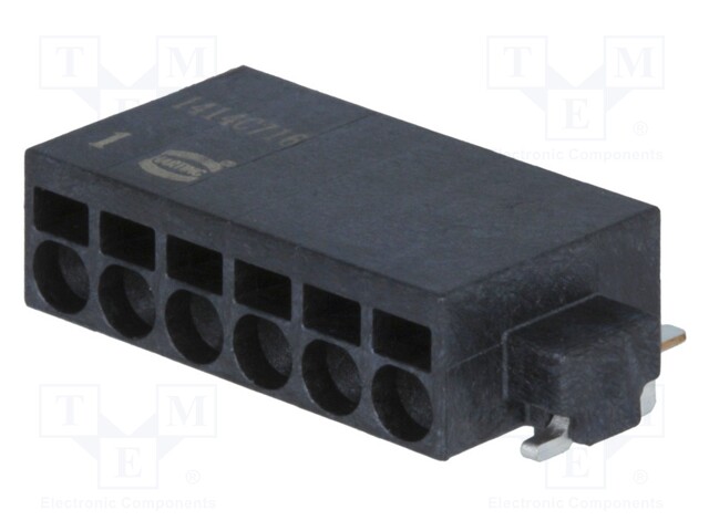 Connector: wire-board; female; PIN: 6; 2.54mm; Series: har-flexicon