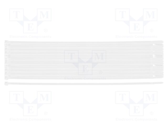 Cable tie; L: 450mm; W: 4.8mm; natural; 50pcs; EXTREME