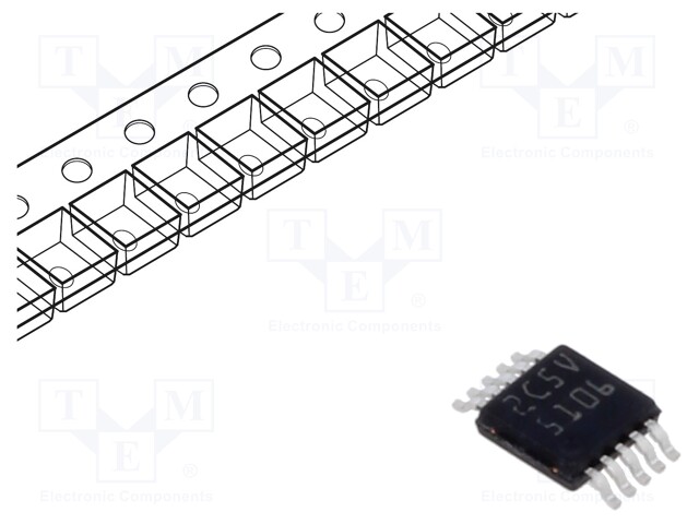 IC: driver; high-/low-side,MOSFET gate driver; VSSOP10; 8÷14VDC