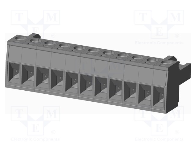 Connector: pluggable terminal block; plug; female; straight; grey