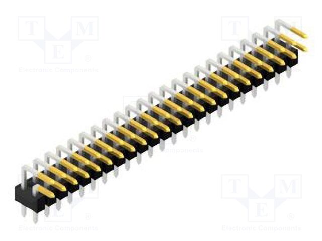 Connector: pin strips; pin header; male; PIN: 46; 2.54mm; THT; 2x23