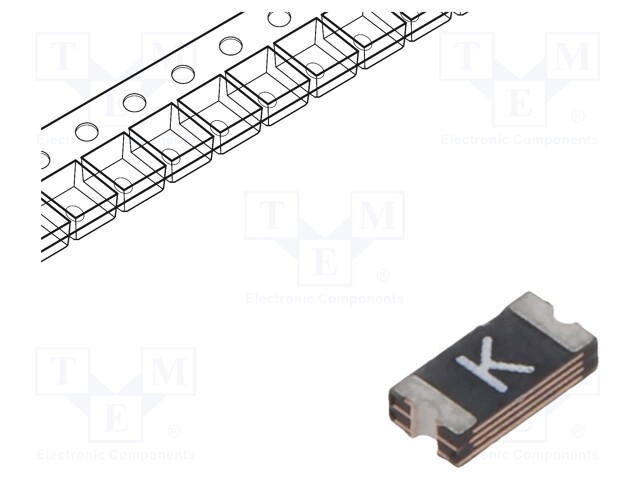 Fuse: PTC polymer; 1.5A