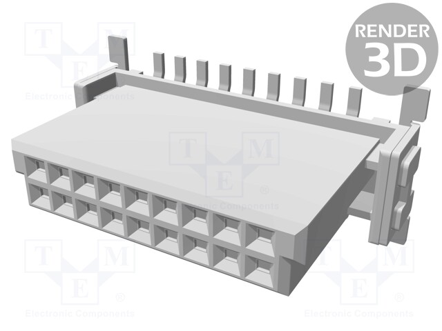 Connector: PCB to PCB; female; PIN: 18; 1.27mm; Series: har-flex