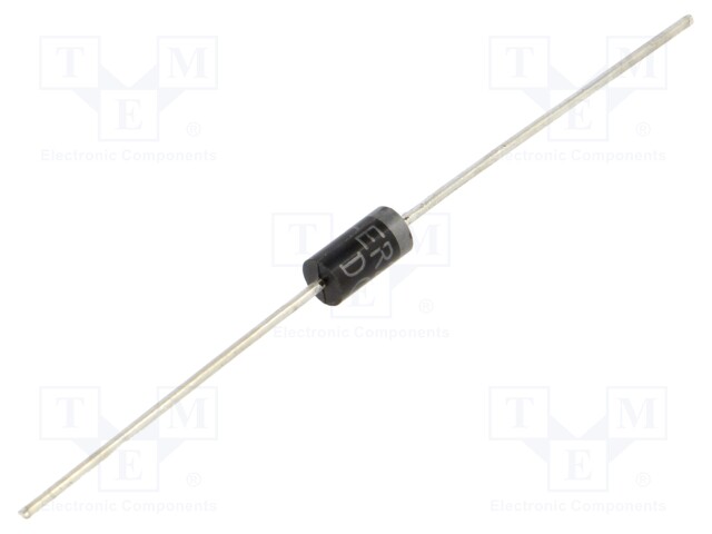 Diode: rectifying; THT; 50V; 2A; Ammo Pack; Ifsm: 60A; DO15; Ufmax: 1V