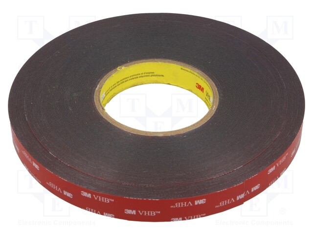 Tape: fixing; W: 19mm; L: 33m; acrylic; Application: fixing,bonding