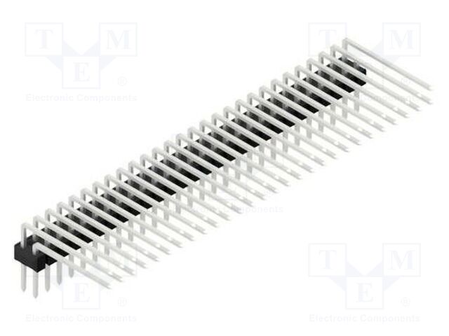 Connector: pin strips; pin header; male; PIN: 56; 2.54mm; THT; 2x28