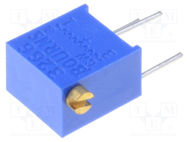 Potentiometer: mounting; multiturn; 10kΩ; 250mW; ±10%; linear