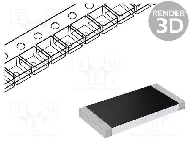 Resistor: thick film; SMD; 0603; 5.1kΩ; 0.1W; ±1%; -55÷155°C
