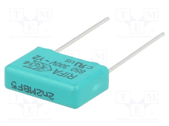 Capacitor: polypropylene; Y2; 4.7nF; 10mm; ±20%; 5x11x13mm; 300VAC