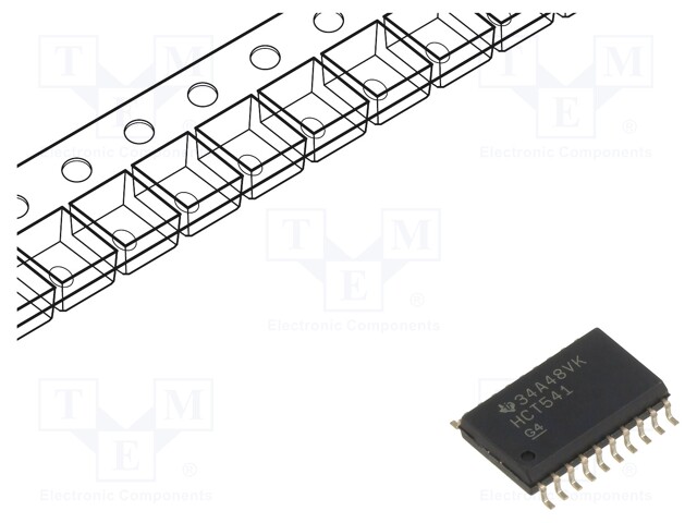 IC: digital; buffer,non-inverting,line driver; Ch: 8; SMD; SO20