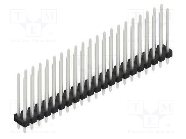 Connector: pin strips; pin header; male; PIN: 42; 2.54mm; THT; 2x21